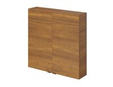 Armoire salle de bains effet noyer "Idalie" L.60 x H. 60 x P. 15 cm - Cooke and Lewis en promo chez Brico Dépôt Sainte-Geneviève-des-Bois à 94,90 €