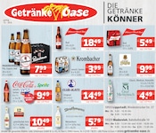 Aktueller Getränke Oase Prospekt mit Krombacher, "Aktuelle Angebote", Seite 1