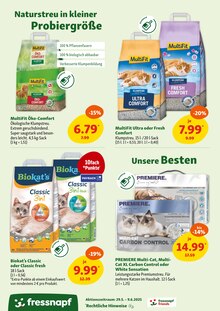 Katzenstreu im aktuellen Fressnapf Prospekt (Rostock) Katzenstreu im Fressnapf Prospekt "GroĂźe Vielfalt zu Kracherpreisen" mit 22 Seiten (Rostock)