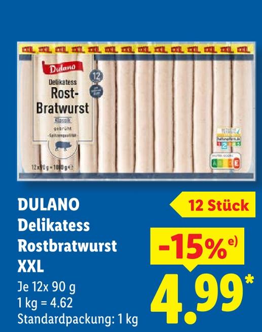 Delikatess Rostbratwurst XXL