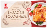 Lasagne Bolognese von K-CLASSIC für 3,29 € bei Kaufland im Angebot Lasagne Bolognese von K-CLASSIC im aktuellen Kaufland Prospekt