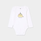 Body US coton Monsieur Caca x La Halle blanc bébé fille dans le catalogue La Halle