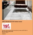 Promo Grès cérame Bochor Grigio 60x60 à 19,90 € dans le catalogue Gedimat à Costaros