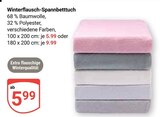 Aktuelles Winterflausch-Spannbetttuch Angebot bei GLOBUS in Jena ab 5,99 €