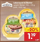 Leberwurst im Becher von Hofmaier im aktuellen Netto Marken-Discount Prospekt