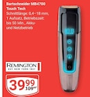 Bartschneider MB4700 Touch Tech im Angebot bei GLOBUS in Erfurt Bartschneider MB4700 Touch Tech Angebote von Remington bei GLOBUS Erfurt für 39,99 €