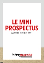 Catalogue Intermarché "Le mini prospectus", 3 pages, à Le Chesnay, 31/03/2020 - 12/04/2020 Prospectus Intermarché "Le mini prospectus", 3 pages, à Le Chesnay, 31/03/2020 - 12/04/2020