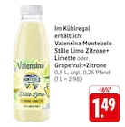 Aktuelles Montebelo Stille Limo Zitrone+Limette Angebot bei EDEKA in Darmstadt ab 1,49 €