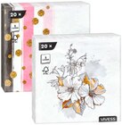 Servietten im Angebot bei REWE in Neuwied Servietten Angebote von VIVESS bei REWE Neuwied für 1,99 €