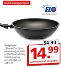 Wokpfanne "Alucast" im Angebot bei Segmüller in Landshut Wokpfanne "Alucast" Angebote von ELO bei Segmüller Landshut für 14,99 €