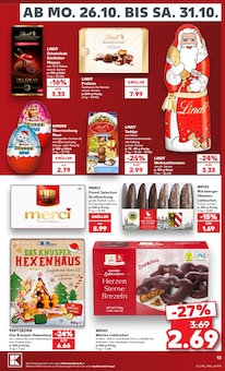 Schokolade im Kaufland Prospekt "Hier bin ich richtig" mit 80 Seiten (Krefeld)