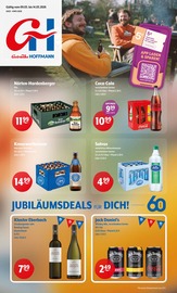 Aktueller Getränke Hoffmann Prospekt mit Cola, "Aktuelle Angebote", Seite 1