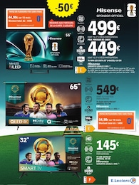Offre Tv Led dans le catalogue E.Leclerc du moment à la page 3