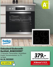 Einbauherd GlaskeramikKochfeld „BUM22420X1“ Angebot in Westoverledingen im aktuellen Prospekt bei Lidl in Westoverledingen