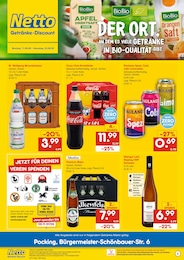 Netto Marken-Discount Prospekt für Bad Füssing mit 2 Seiten Netto Marken-Discount Prospekt für Bad Füssing: "DER ORT, AN DEM DU IMMER AUSGEZEICHNETE PREISE FINDEST.", 2 Seiten, 17.08.2026 - 22.08.2026