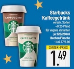 Kaffeegetränk im EDEKA Prospekt Kaffeegetränk von Starbucks im aktuellen EDEKA Prospekt für 1,49 €