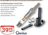 Handstaubsauger Invictus One im Angebot bei GLOBUS in Hanau Handstaubsauger Invictus One Angebote von Genius bei GLOBUS Hanau für 39,99 €