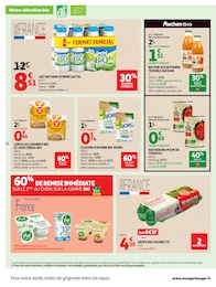 Offre Lait Bio dans le catalogue Auchan Supermarché du moment à la page 22