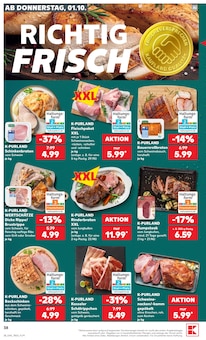 Schweinefilet im Kaufland Prospekt "Hier bin ich richtig" mit 76 Seiten (München)