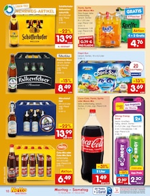 Coca Cola im Netto Marken-Discount Prospekt "Aktuelle Angebote" mit 54 Seiten (Heilbronn)