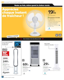 Offre Ventilateur Colonne dans le catalogue Carrefour du moment à la page 14