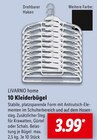 10 Kleiderbügel im Angebot bei Lidl in Frechen 10 Kleiderbügel Angebote von LIVARNO home bei Lidl Frechen für 3,99 €