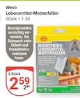 Lebensmittel-Mottenfallen Angebote von Weco bei GLOBUS Oberhausen für 2,59 €