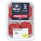 4 paupiettes de porc CARREFOUR Le Marché en promo chez Carrefour Ajaccio à 4,99 €