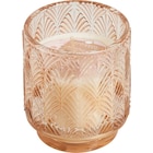 Bougie parfumé verre ciselé tourbillon - DEVINEAU dans le catalogue Carrefour