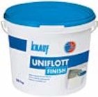 Spachtelmasse „Uniflott Finish“ von Knauf für 33,99 € bei Hellweg im Angebot Spachtelmasse „Uniflott Finish“ von Knauf im aktuellen Hellweg Prospekt