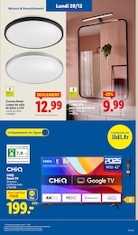 Prix et réduction Miroir dans le prospectus Lidl en cours Offre Miroir dans le catalogue Lidl du moment à la page 65