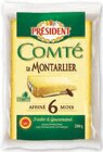 Comté AOP au lait cru Le Montarlier - Président en promo chez Super U Comté AOP au lait cru Le Montarlier - Président dans le catalogue Super U