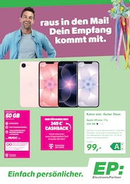 EP: Prospekt: "raus in den Mai! Dein Empfang kommt mit.", 4 Seiten, 01.05.2026 - 31.05.2026