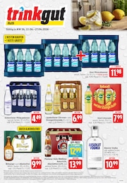 Aktueller Trinkgut Discounter Prospekt fĂŒr Bad Kreuznach 22.06.2026 - 27.06.2026 Trinkgut Prospekt fĂŒr Bad Kreuznach mit 8 Seiten