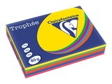 Clairefontaine Trophée - Papier couleur - A4 (210 x 297 mm) - 80 g/m² - 500 feuilles - coloris assortis - Clairefontaine à 15,99 € dans le catalogue Bureau Vallée