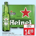 Lager Bier Angebote von Heineken bei Marktkauf Horb für 14,99 €