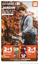 Catalogue Carrefour à Guéret cette semaine, valable du 29/09/2026 au 12/10/2026 Prospectus Carrefour à Guéret, "JARDIN", 22 pages de promos valables du 29/09/2026 au 12/10/2026