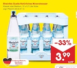 Natürliches Mineralwasser Angebote von Rheinfels Quelle bei Netto Marken-Discount Essen für 3,99 €