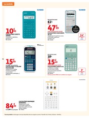 Promos Calculatrice dans le catalogue "LES TOPS DE LA RENTRÉE" de Auchan Hypermarché Calculatrice en promo dans le catalogue Auchan Hypermarché à la page 56