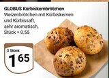 Aktuelles Kürbiskernbrötchen Angebot bei GLOBUS in Braunschweig ab 1,65 €