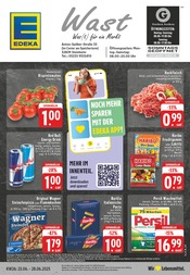 EDEKA Discounter Prospekt der aktuellen Woche mit 24 Seiten, gültig von 23.06.2025 bis 28.06.2025, in Steinheim und Umgebung Aktueller EDEKA Discounter Prospekt in Steinheim und Umgebung, "Aktuelle Angebote" mit 24 Seiten, 23.06.2025 - 28.06.2025