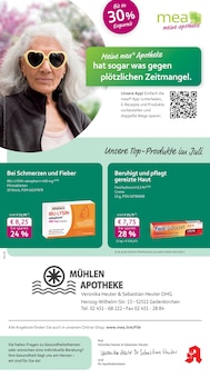 mea - meine apotheke Prospekt Unsere Juli-Angebote mit 4 Seiten