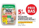 Rôti de Porc Conservation Sans Nitrite - Fleury Michon dans le catalogue U Express