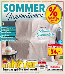Möbel Inhofer Prospekt für Füssen mit 14 Seiten Möbel Inhofer Prospekt für Füssen: "SOMMER Inspirationen", 14 Seiten, 04.07.2022 - 16.07.2022