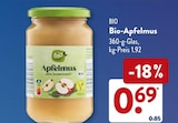 Bio-Apfelmus im ALDI SÜD Prospekt Bio-Apfelmus von im aktuellen ALDI SÜD Prospekt für 0,69 €