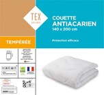 Couette "Anti-acarien" - TEX HOME - Carrefour à Saint-Médard-en-Jalles Couette "Anti-acarien" - TEX HOME en promo chez Carrefour Saint-Médard-en-Jalles à 34,99 €