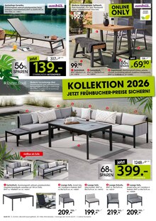 Gartensitzmöbel im Zurbrüggen Prospekt "BLACK SHOPPING WEEK" mit 4 Seiten (Essen)