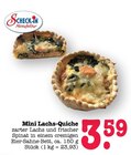 Aktuelles Mini Lachs-Quiche Angebot bei E center in Karlsruhe ab 3,59 €