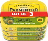 Sardines entières - PARMENTIER - Lidl à Bagneux Sardines entières - PARMENTIER en promo chez Lidl Bagneux à 2,99 €