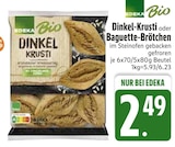 Pizza im EDEKA Prospekt Dinkel-Krusti von Edeka Bio im aktuellen EDEKA Prospekt für 2,49 €